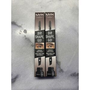 NYX Dip Shape Go Longwear Brow Pomade Brunette Lot of 2